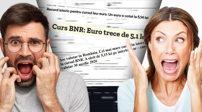 Isteria de 4 bani. Cum a ajuns o creștere de curs de 0,8% să fie prezentată ca o catastrofă economică. „Masacru și sânge, ies miliardele din țară”
