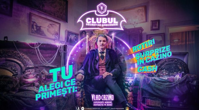 Vlad Cazino face pasul următor și lansează „Clubul Secret de Șmecherie”. O campanie în parteneriat cu Saatchi & Saatchi + The Geeks