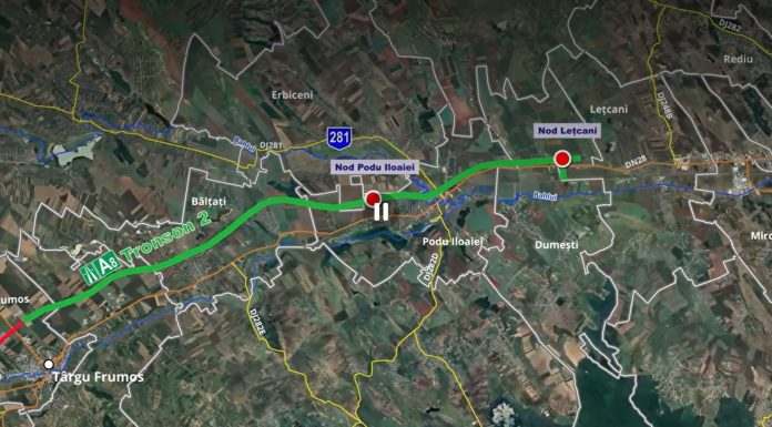 VIDEO Moment de referință pe Autostrada Unirii A8 – Avem constructor pentru ultimii kilometri ai Autostrăzii Unirii și primii din Republica Moldova