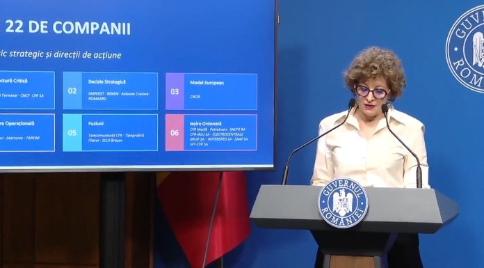 Oana Gheorghiu: Avem în România peste 1500 de companii de stat, multe dintre ele cu pierderi istorice de aproximativ 14 miliarde lei / A sosit momentul să punem capăt risipei, să luăm măsurile necesare în beneficiul României, nu al băieţilor deştepţi