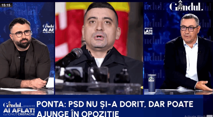 Victor Ponta: AUR ar putea lua președinția Senatului cu susținerea PSD