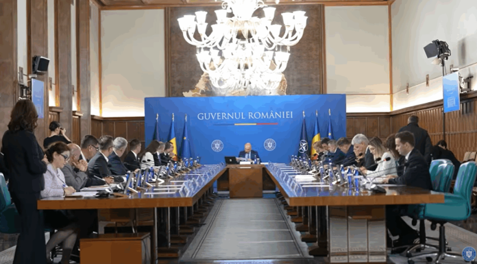 Imagini de la prima ședință fără PSD a Guvernului Bolojan