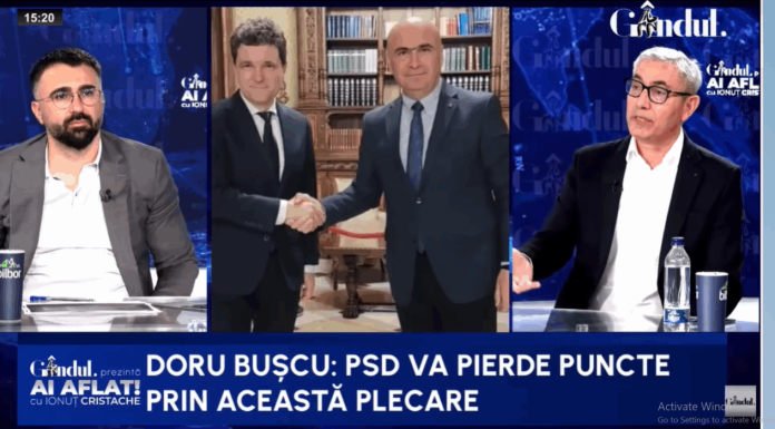 Se sinucide politic PSD? Bușcu: Bolojan primește un bonus prin plecarea PSD de la guvernare