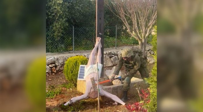 Soldat israelian, surprins vandalizând o statuie a lui Iisus în sudul Libanului. IDF: „Se vor lua măsuri severe”