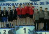 Înot: David Popovici, aur şi record naţional la ştafetă 4×100 m liber, cu colegii de la CS Dinamo