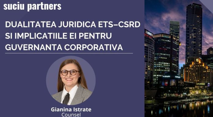 O tonă de CO₂, două raportări: dualitatea juridică ETS–CSRD și implicațiile ei pentru guvernanța corporativă