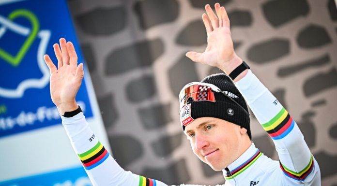 Tadej Pogačar continuă să adune victorii. Câștigă etapa 1 din Tour de Romandie și devine lider
