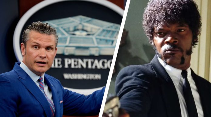 Pete Hegseth a citat un verset biblic fictiv dintr-un film al lui Quentin Tarantino în timpul unei predici la Pentagon