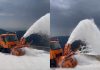 A început deszăpezirea pe Transalpina. Imagini cu utilajele la lucru