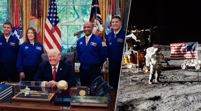 Trump vrea ca NASA să trimită din nou astronauți pe Lună înainte de terminarea președinției sale în 2029