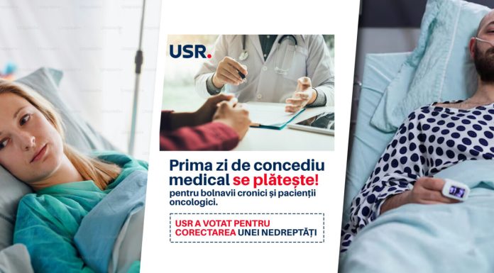 Uniunea ipocriziei! USR își face imagine pe spinarea pacienților. Susține că a corectat o nedreptate, numai că nedreptatea aparține Guvernului Bolojan, din care face parte