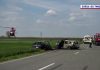 Accident grav în Sâmbăta Mare. Două mașini au luat foc după ce s-au ciocnit. O femeie a murit