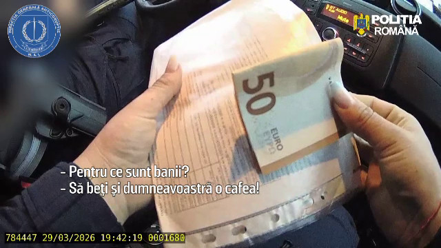 Drumul șpăgilor, în Vâlcea. Un șofer oferea polițiștilor ”50 de euro pentru o cafea”. După câteva ore, un altul dădea 200 lei
