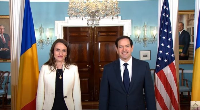Marco Rubio a discutat cu Oana Ţoiu pentru a mulţumi României că a fost ”un partener adevărat, oferind un sprijin prompt şi decisiv operaţiunilor SUA menite să promoveze securitatea în Orientul Mijlociu”