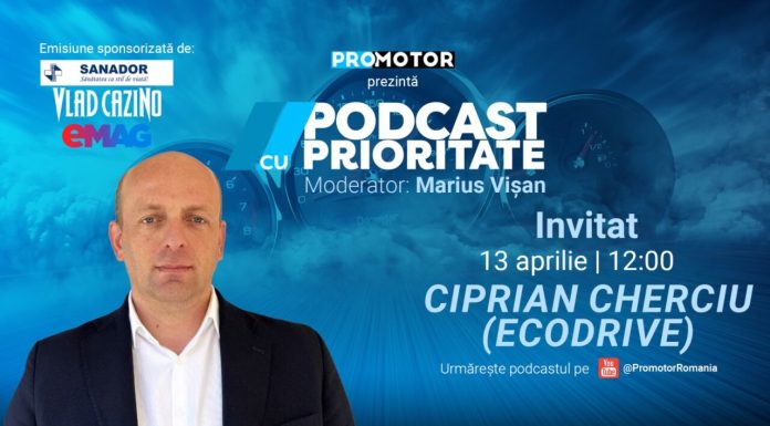 Ciprian Cherciu la „Podcast cu Prioritate” #97 by ProMotor Este acum momentul perfect pentru mașini electrice