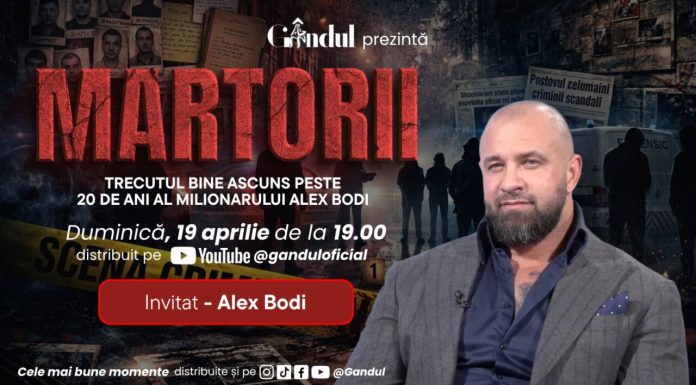 Milionarul Alex Bodi vine duminică 19 aprilie, la Martorii!