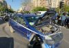 Accident grav într-o intersecție din București. Daună totală pentru două autoturisme
