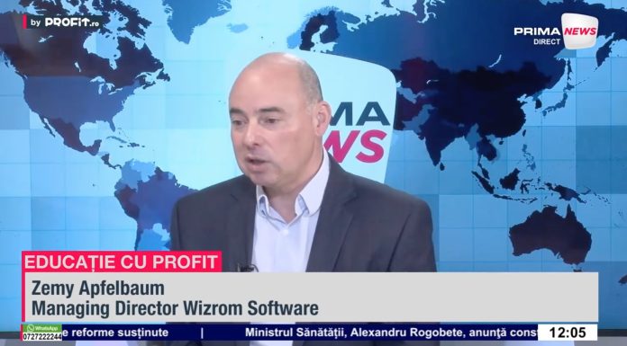VIDEO România are unul dintre cele mai avansate sisteme digitale în relația cu companiile. Zemy Apfelbaum, Wizrom Software:Pilonul tehnologic reprezintă o direcție strategică– Profit.ro TV Educație cu Profit