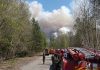 Incendiul din zona Cernobîl. Norul de fum se deplasează spre Belarus și Rusia, fără impact asupra României