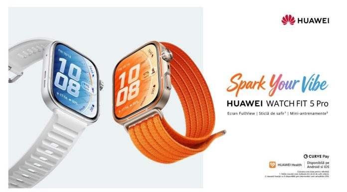 (P) Seria HUAWEI WATCH FIT 5. Vibe urban, grijă pentru sănătate și funcții speciale pentru fitness, la încheietura ta