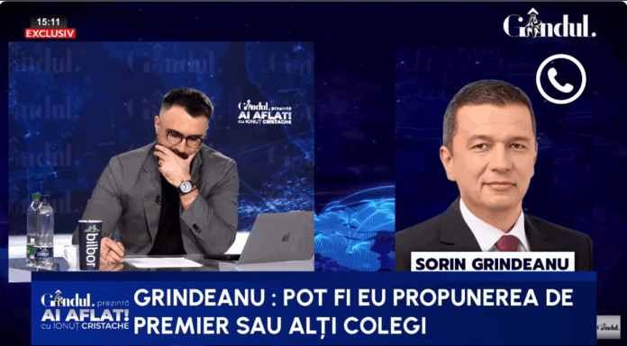 Sorin Grindeanu: „Ceea ce s-a întâmplat aseară, arată că Ilie Bolojan încearcă să-și ia pe persoană fizică PNL și USR”
