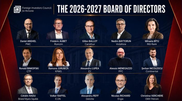 Consiliul Investitorilor Străini are un nou Comitet Director