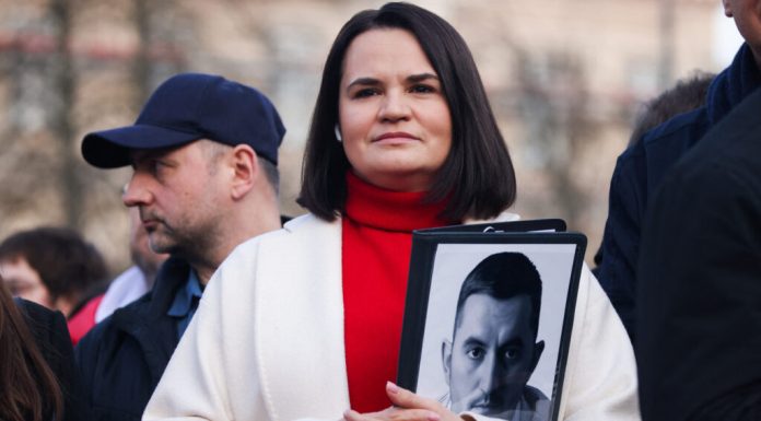 Lidera opoziției din Belarus, Svetlana Tihanovskaia, în vizită la Kiev pentru prima dată de la începutul invaziei ruse