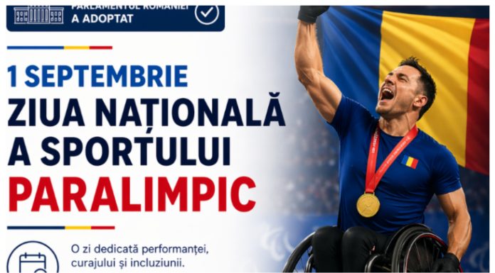 1 septembrie devine Ziua Națională a Sportului Paralimpic. Legea a fost promulgată de Nicușor Dan