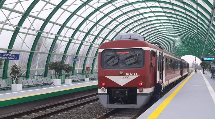 Circulația trenurilor spre Aeroportul Otopeni, oprită în perioada 26-29 mai, într-un anumit interval orar, pentru lucrări de mentenanță