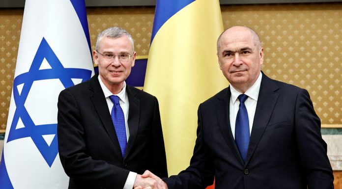Viceprim-ministrul şi ministrul justiţiei din Israel, Yariv Levin, primit de Ilie Bolojan la Palatul Victoria