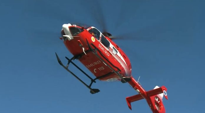 Acţiune a salvatorilor în apropiere de Breaza: un ATV s-a răsturnat într-o zonă greu accesibilă. A fost chemat un elicopter SMURD