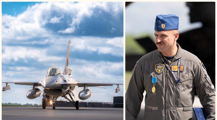 „Este un sentiment foarte plăcut să vezi cum pleacă o rachetă”. Mărturia pilotului român de F-16, care a doborât o dronă în Estonia