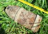 Proiectil exploziv descoperit de un bărbat în timp ce săpa în curte, la Botoșani