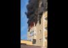 Incendiu puternic într-un bloc din Arad. Zeci de persoane s-au autoevacuat după ce un apartament a luat foc