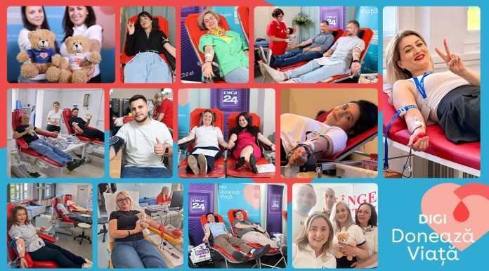 Solidaritate fără frontiere – peste 700 de angajați din 4 țări, la prima ediție europeană „DIGI Donează Viață”