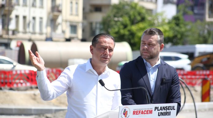 Băluţă anunţă finalizarea primei etape la Planşeul Unirii: Zona Hanului lui Manuc intră în teste. Ciucu: lucrările sunt în grafic