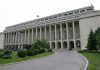 Palatul Victoria, iluminat sâmbătă în culorile Uniunii Europene. Mesajul Guvernului de 9 mai
