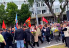 9 mai la Chișinău: marș al prorușilor cu simboluri interzise și muzică sovietică, în timp ce Guvernul sărbătorește Ziua Europei