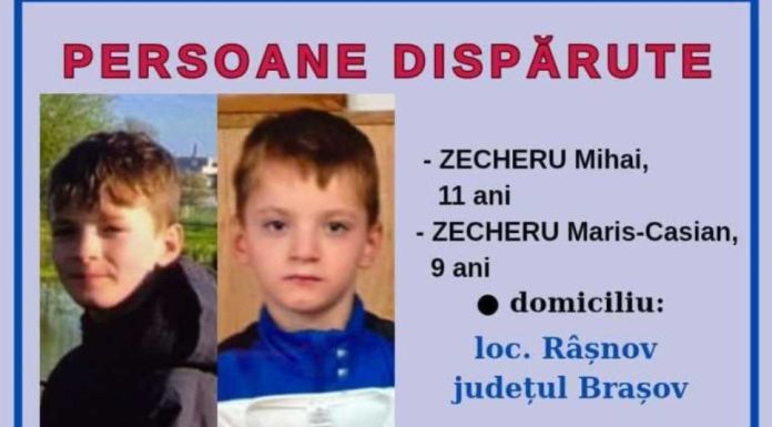 Alertă în Râșnov, după ce doi frați de 11 și 9 ani au dispărut de acasă. Poliția cere ajutor entru găsirea lor