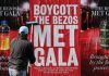 Campanie împotriva lui Jeff Bezos în New York: Orașul, împânzit cu afișe care cer boicotarea Met Gala 2026 după implicarea sa
