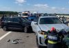 Accident cu șapte autoturisme pe A3, direcția București. Traficul este oprit