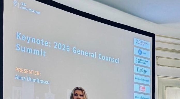 Alina Dumitrașcu, Keynote Speaker la CEE GS Summit: “Profesia de avocat are nevoie de optimism, inovație și ambiție”!