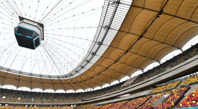 Ciprian Ciucu anunţă că a semnat dosarul de candidatură pentru finala Ligii Europa 2028. Vor fi reparaţii la Arena Naţională. Videocubul va fi înlocuit