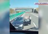 Un șofer de 62 de ani condus pe constrasens pe A1. I s-a făcut rău când l-a prins Poliția. VIDEO