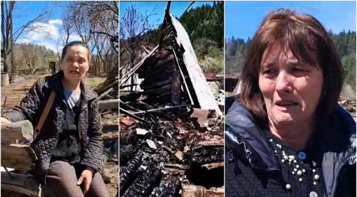 Imaginile disperării. Ce a mai rămas după incendiul devastator de la Soveja care a mistuit peste 30 de case și lăsat sute de oameni pe drumuri