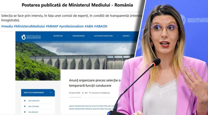 Ministerul Dianei Buzoianu publică anunț de angajare fără concurs la Apele Române, după ce acuza Gândul de „Fake News” că a dezvăluit exact același lucru. Ministra se autodenunță după ce a pornit campania de intimidare la adresa ziarului