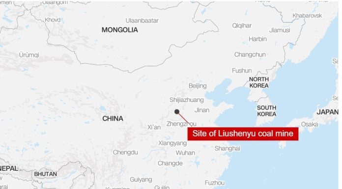 Opt morţi şi zeci de persoane blocate într-o mină de cărbune din China după o explozie de gaz