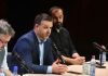 Ciprian Ciucu signs the bid to host the Europa League final in Bucharest