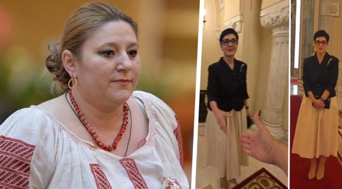 Diana Șoșoacă a felicitat-o pe Șefa de Protocol a Palatului Cotroceni, Delia Dinu, cea care are grijă de Nicușor Dan: „Dacă n-ați fi dumneavoastră…”