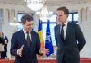 Nicușor Dan, Mark Rutte și președintele Poloniei Karol Nawrocki, declarații după Summitul B9 de la București